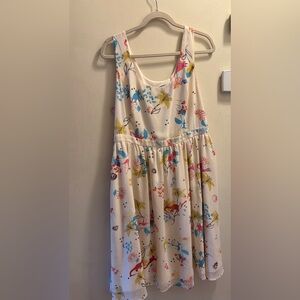 Modcloth Dinosaurs and Space “Freeing Feeling” Dress - Pockets - XL - EUC
